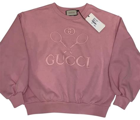 pink gucci sweatshirt tennis